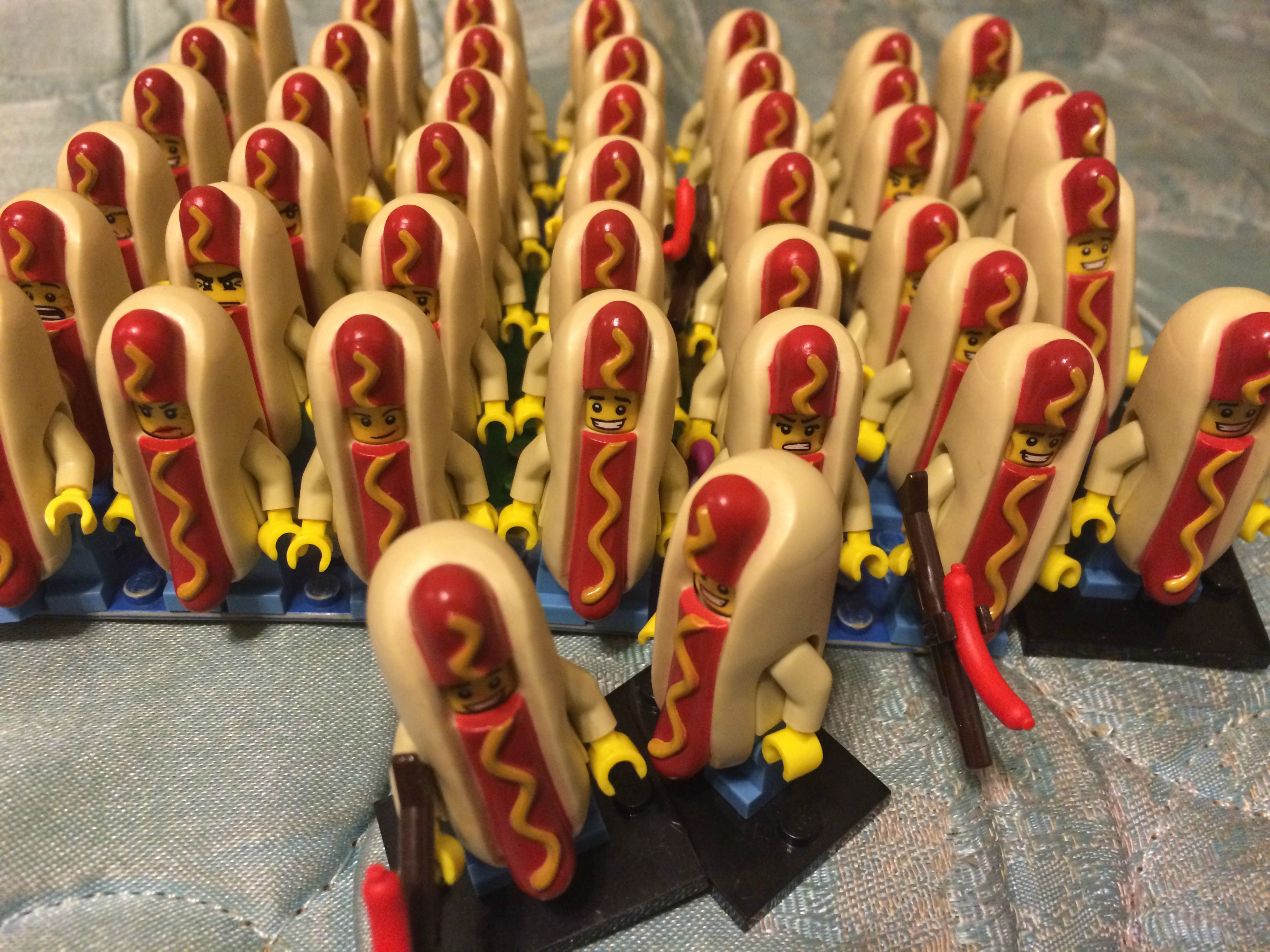 Lego hot dog