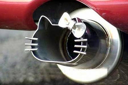 Hello Kitty Exhaust Pipe. Hello Kitty Car Parts