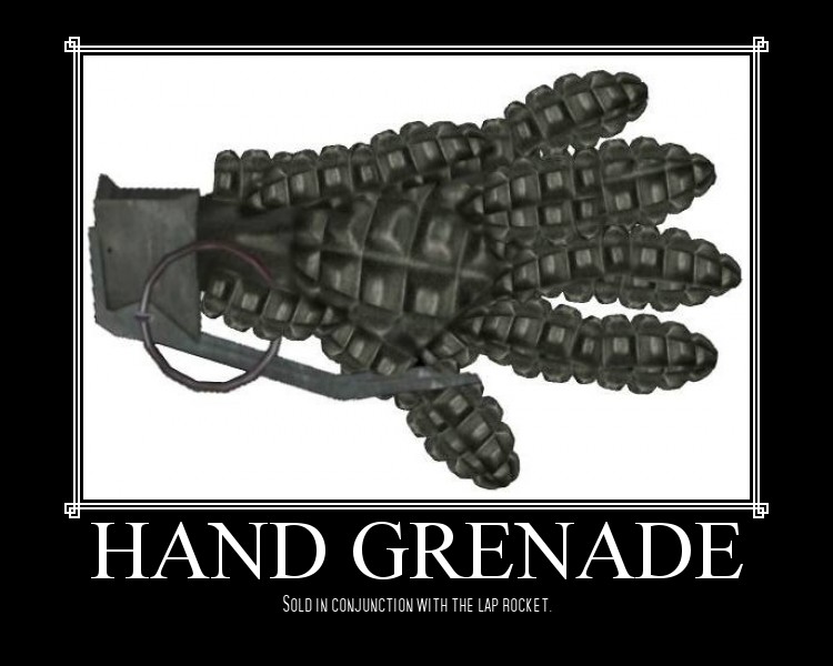 hand grenades