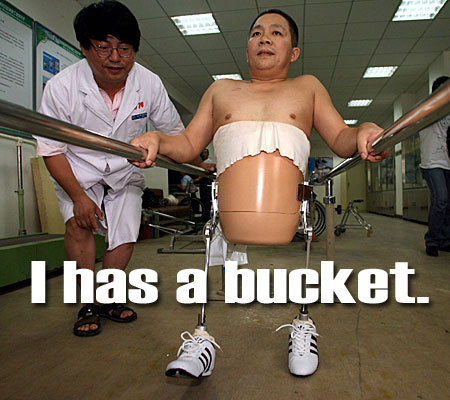 i has a bucket cripple