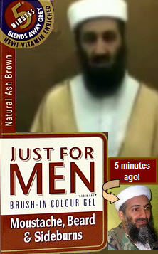 Osama Bin Coloring His Beard...