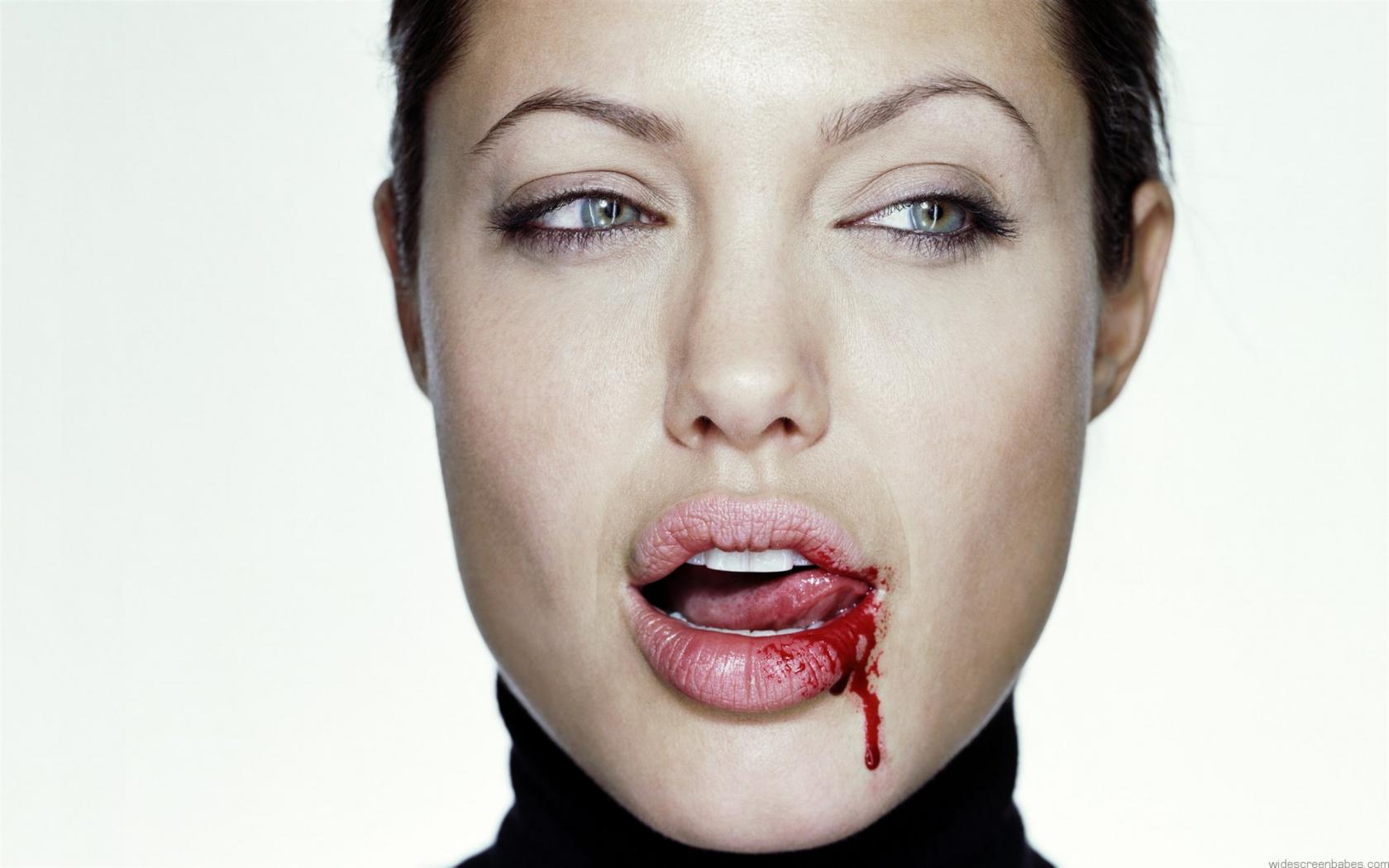Angelina Jolie’s Bloody Lip MyConfinedSpace MyConfinedSpace
