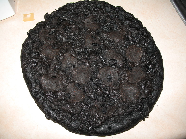 Burnt Pizza MyConfinedSpace