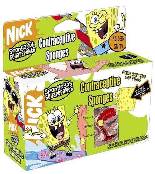 Spongebob Squarepants Contraceptive Sponges MyConfinedSpace