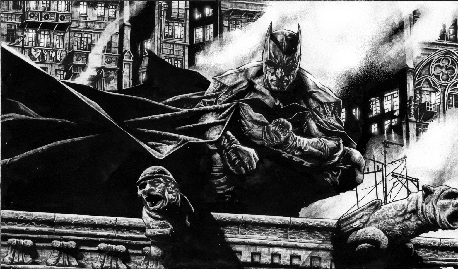 Batman On Rooftop MyConfinedSpace