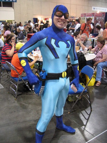 Blue Beatle Cosplayer