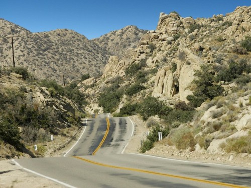 Empty Desert Road