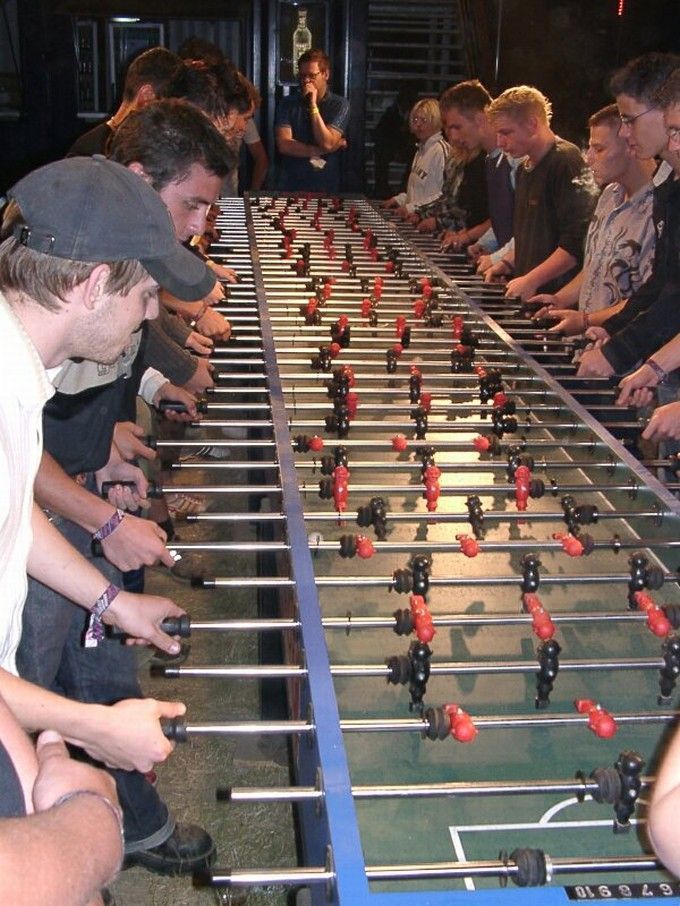 long foosball table « MyConfinedSpace