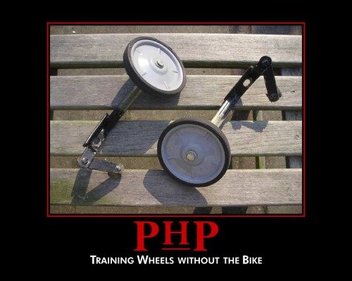 php - training wheels without the bike