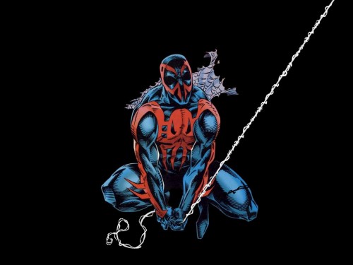 Spider-Man 2099 Swings a Web