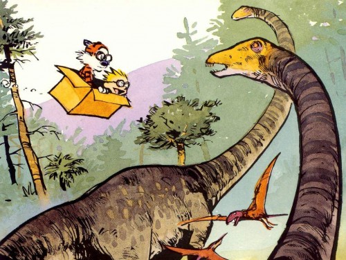 Calvine And Hobbes Vs Dinosaurs