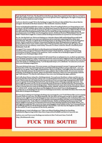 fuck the south