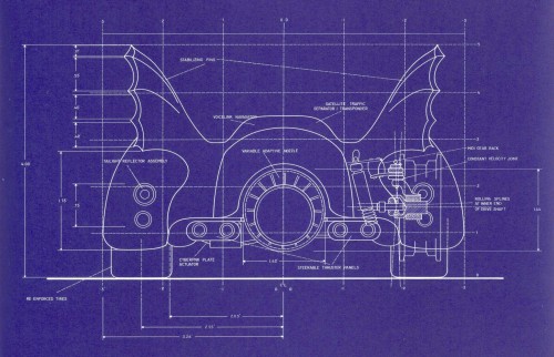 Batmobile Blueprints 3