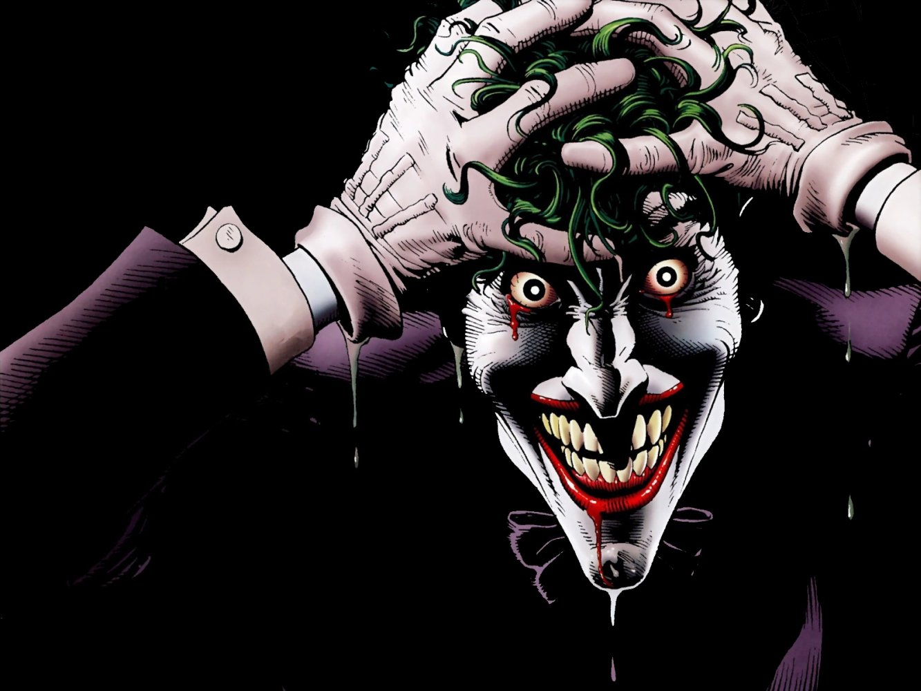 Joker is crying blood MyConfinedSpace MyConfinedSpace