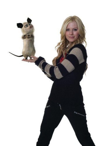Avril Lavigne And A Stinky Rat