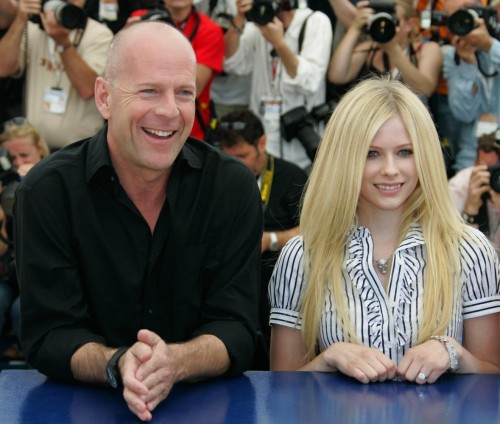 Avril Lavigne And Bruce Willis