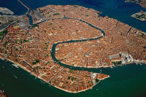 Venecia from the air