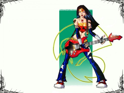 wonder woman is a rocker