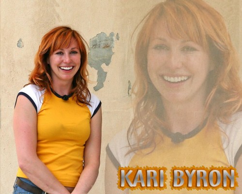 kari byron - yellow and white