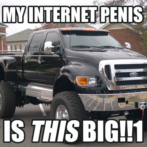 My Internet Penis is THIS BIG