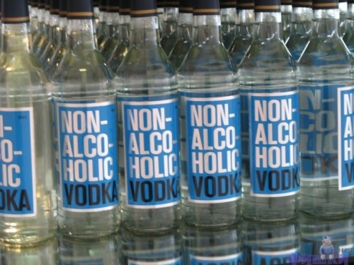Non alcoholic vodka - aka water
