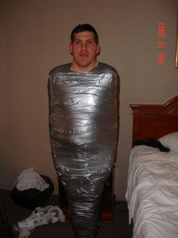 duct taped man MyConfinedSpace