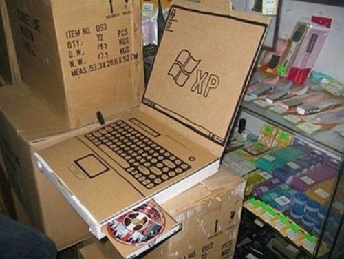 cardboard computer
