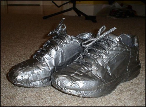 Duct Tape Shoes