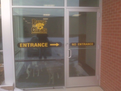 entrance - no entrance