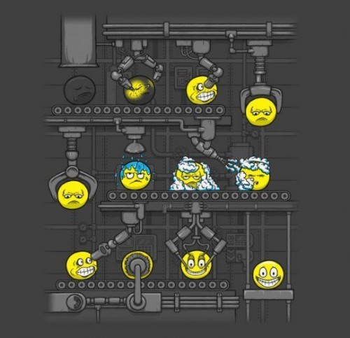 how a smilie face is made