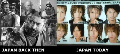 japan then and now
