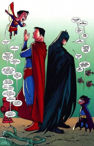 chibi batman and superman