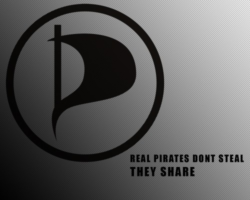 real pirates don't steal - they share