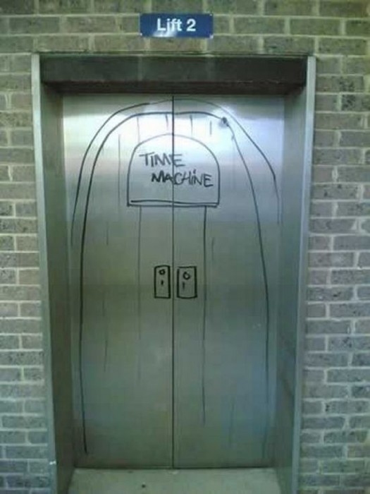 elevator time machine