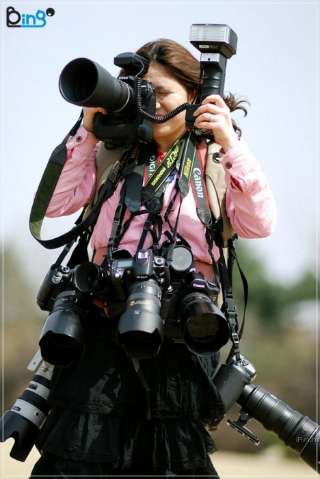 multicamera photographer
