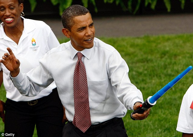 obama has a light saber – is he a sith lord