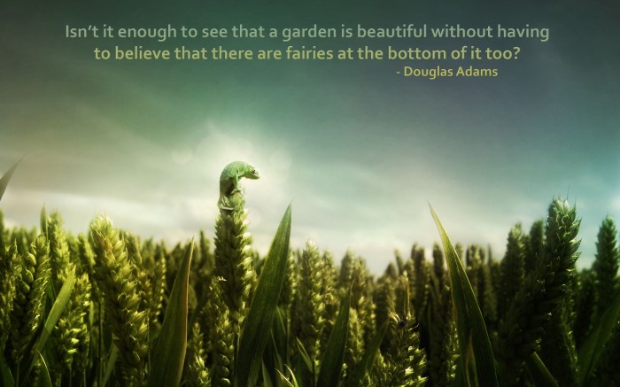 douglas adams on beautiful gardens