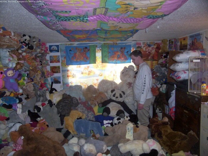 stuffed animal room