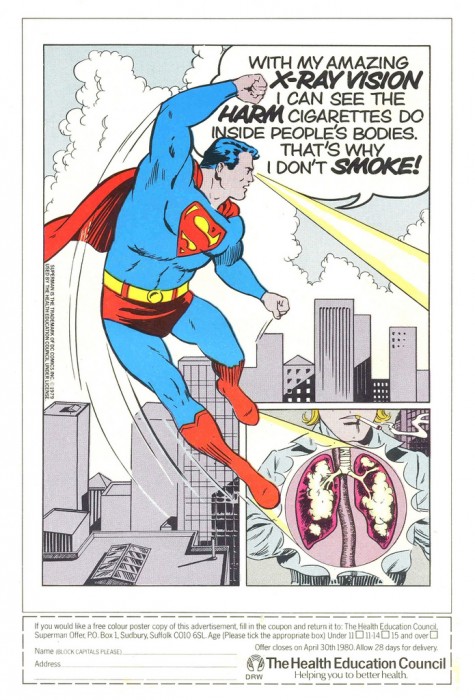 superman gives you xray cancer