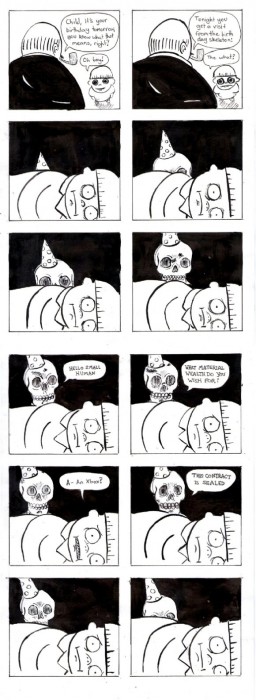the birthday skeleton