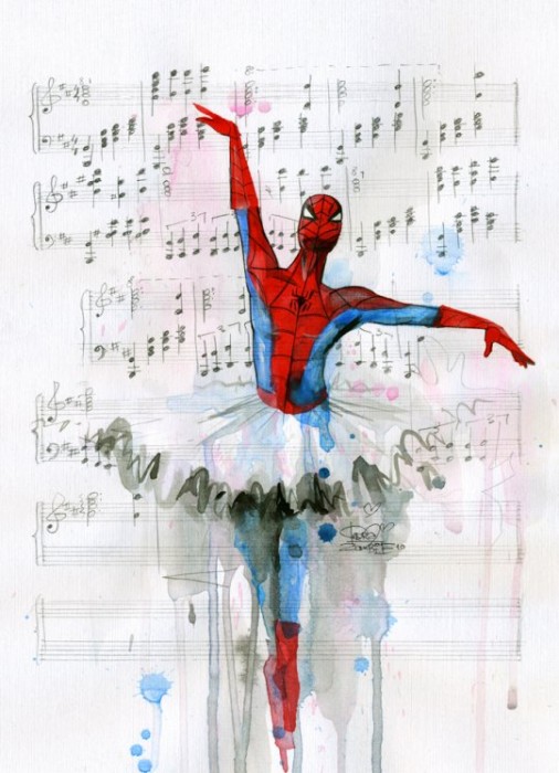 dancing spider-man