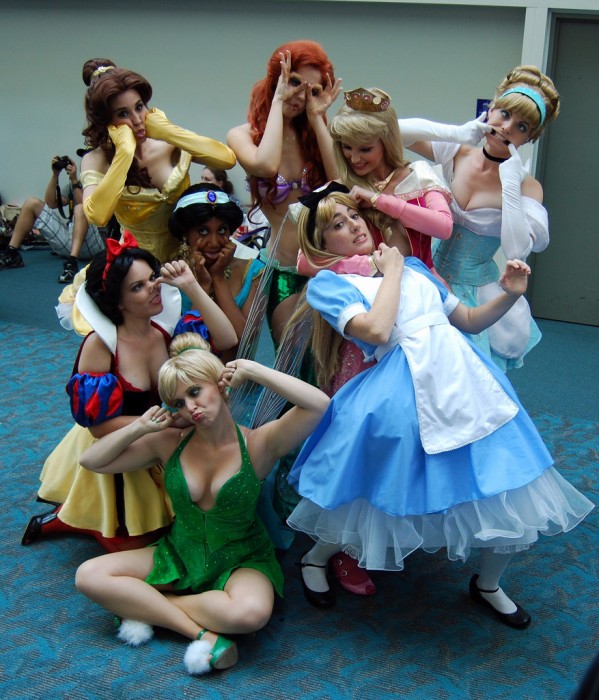 disney princesses being unprincess like