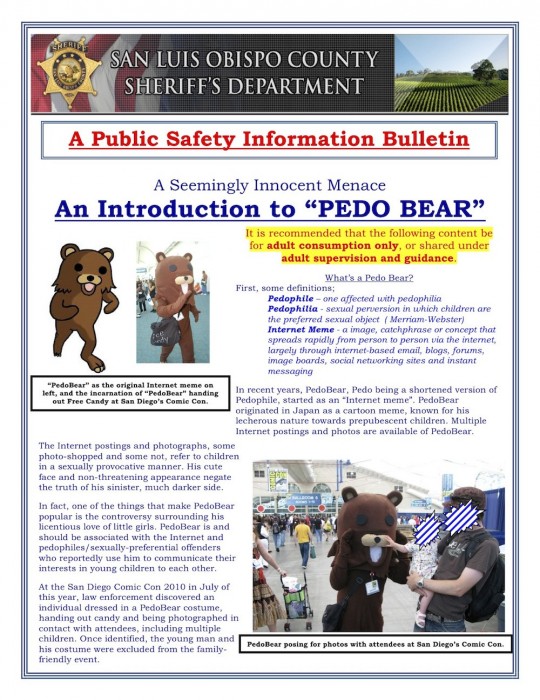 an introduction to pedo bear