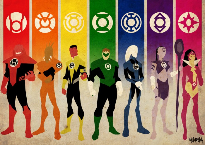 lantern corps vintage by kid liger