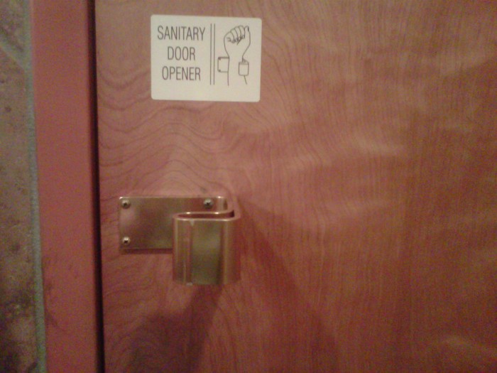 sanitary door opener