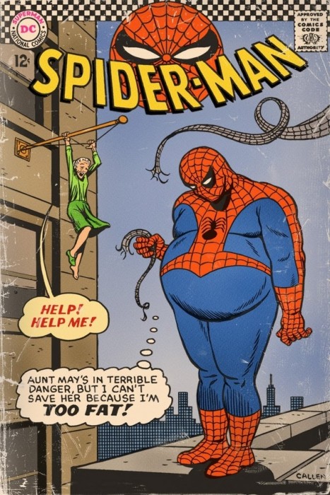 spider-man is too fat