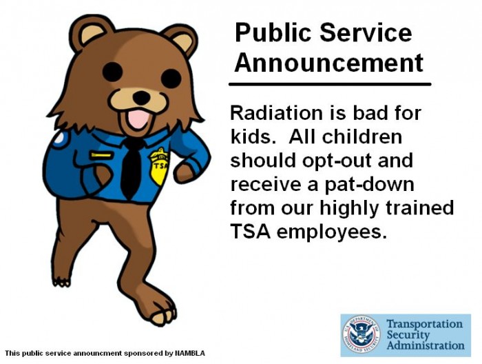 TSA PSA from Pedobear