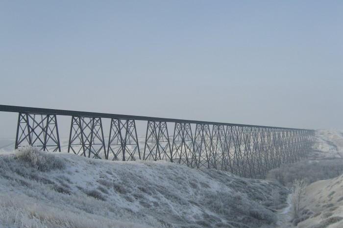 Train bridge in Lethbridge, Alberta