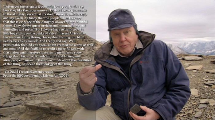 attenborough on giving god credit