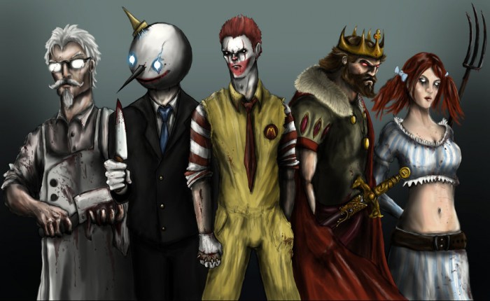 scary food mascots